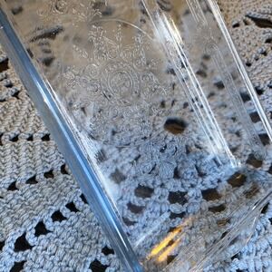 Vintage Anchor Hocking Fire-King Philbe Sapphire Blue Rectangular - 6.5"x 10.5"